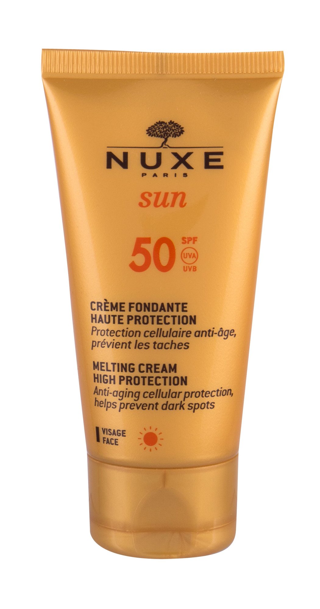 Nuxe Sun Melting Cream 50ml veido apsauga (Pažeista pakuotė)