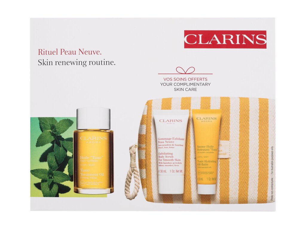 Clarins Skin Renewing Routine kūno aliejus