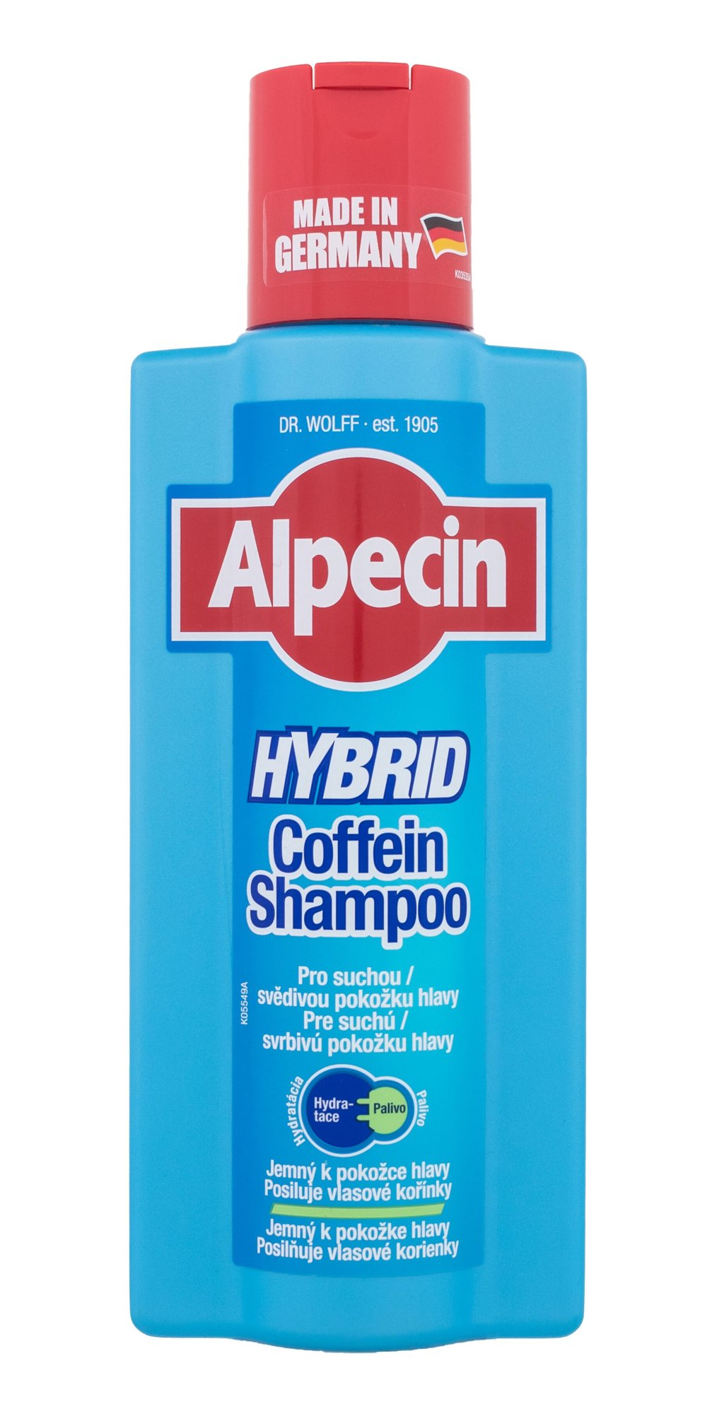 Alpecin Hybrid Coffein Shampoo 375ml šampūnas