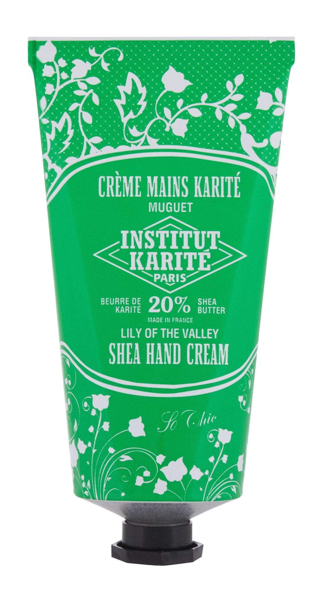 Institut Karite Shea Hand Cream Lily Of The Valley 75ml rankų kremas (Pažeista pakuotė)