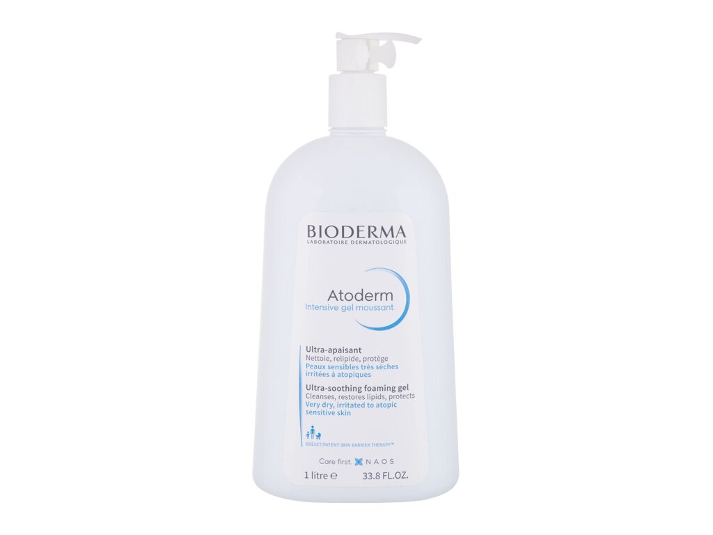 Bioderma Atoderm Intensive Ultra-Soothing Foaming Gel Du&scaron;o gelis 1000 ml Damaged box