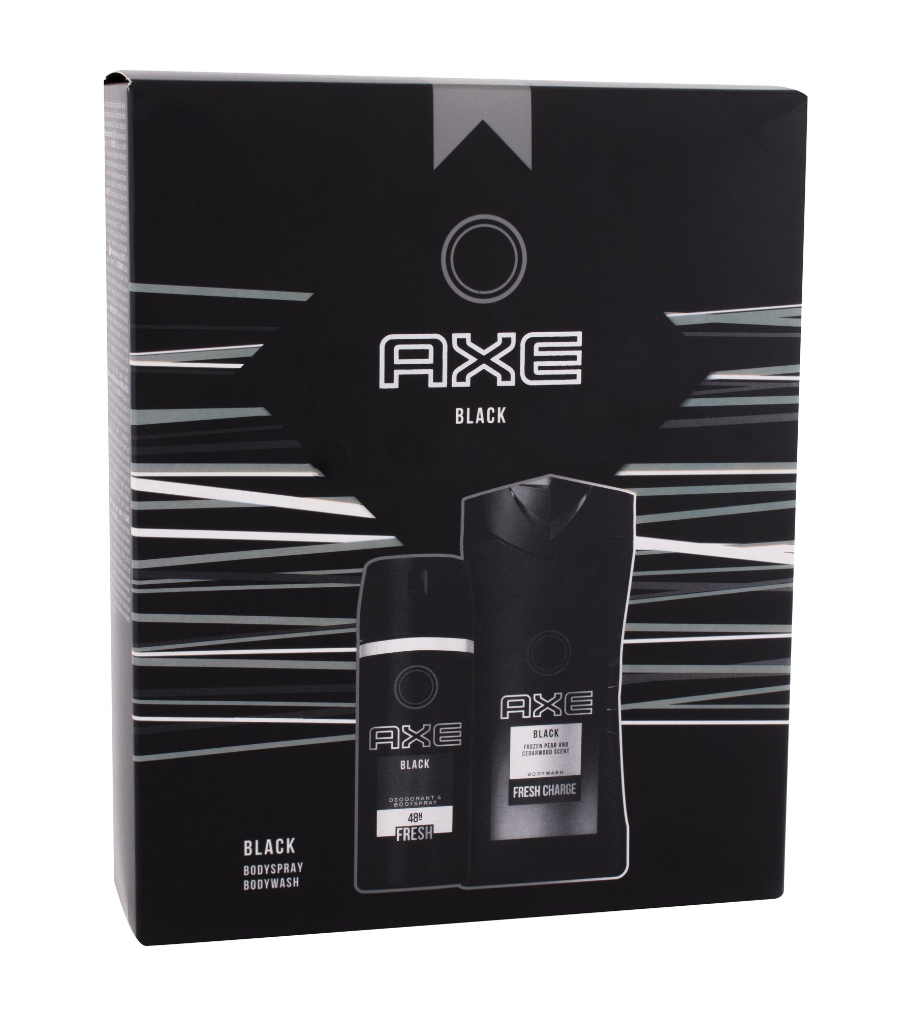 Axe Black 250ml Shower Gel 250 ml + Deodorant 150 ml dušo želė Rinkinys