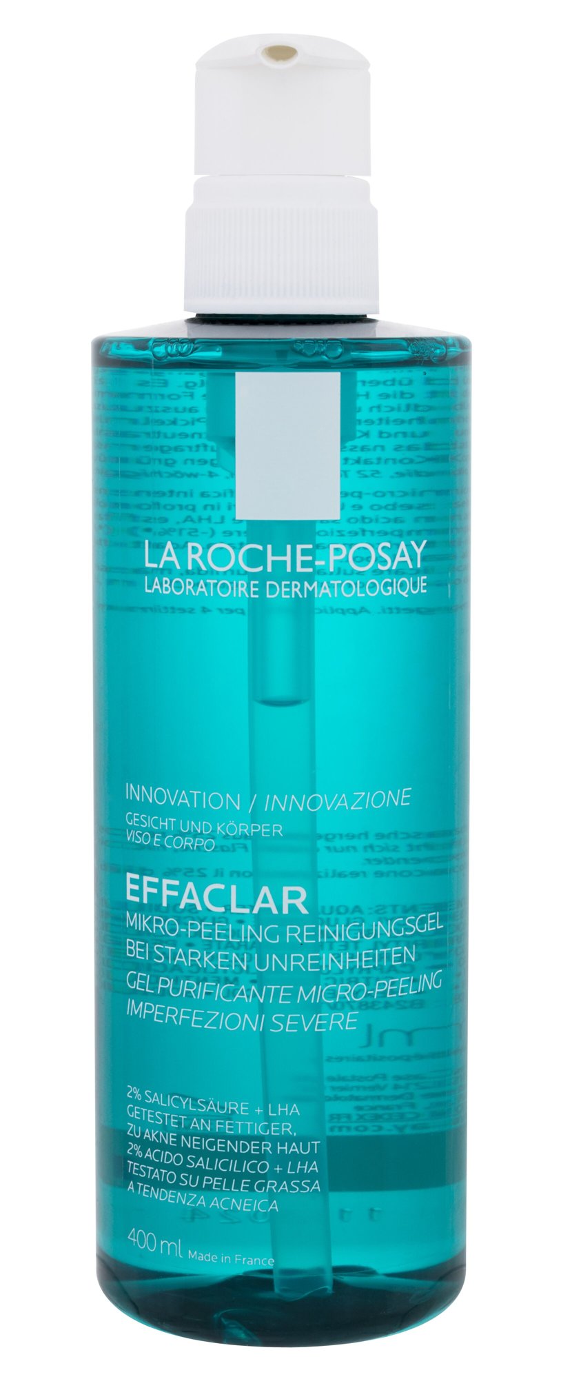 La Roche-Posay Effaclar Micro-Peeling Purifying Gel 400ml veido gelis (Pažeista pakuotė)