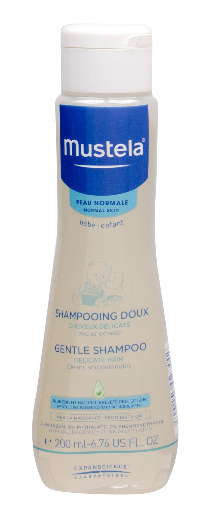 Mustela Bébé Gentle Shampoo 200ml šampūnas