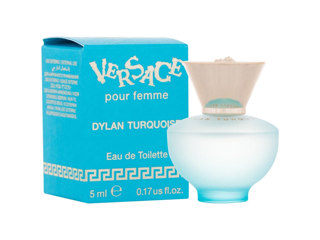Versace Pour Femme Dylan Turquoise 5ml kvepalų mėginukas Moterims EDT (Pažeista pakuotė)