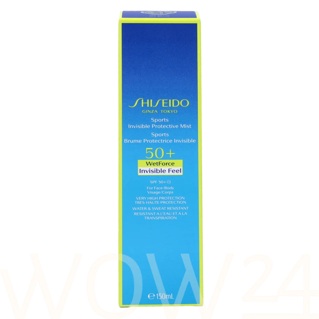 Shiseido Sports Invisible Protective Mist Kūno losjonas nuo saulės Apsauginė priemonė nuo saulės Moterims