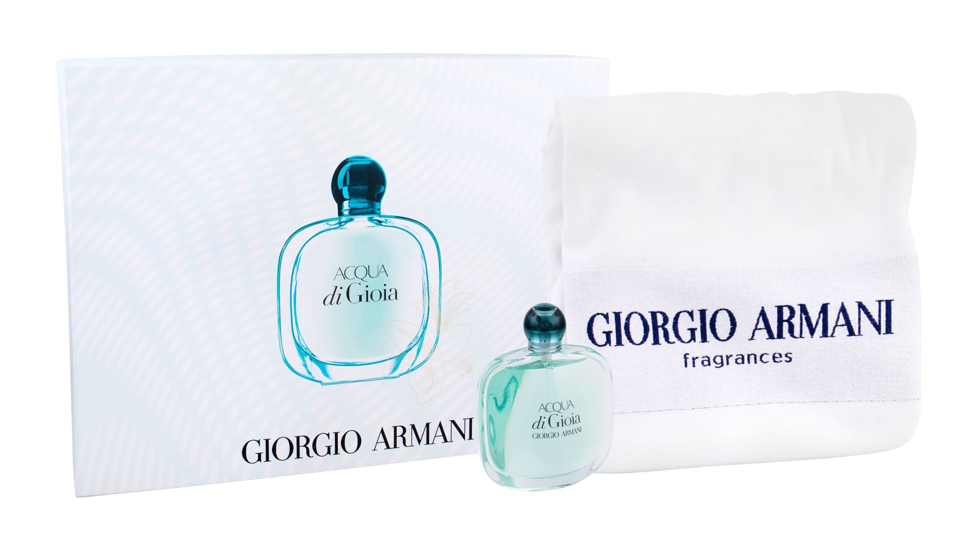 Giorgio Armani Acqua di Gioia 100ml Edp 100 ml + Towel Kvepalai Moterims EDP Rinkinys (Pažeista pakuotė)