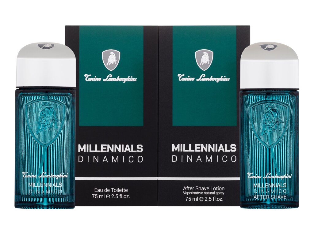Lamborghini Millennials Dinamico Eau De Toilette 75 ml Set