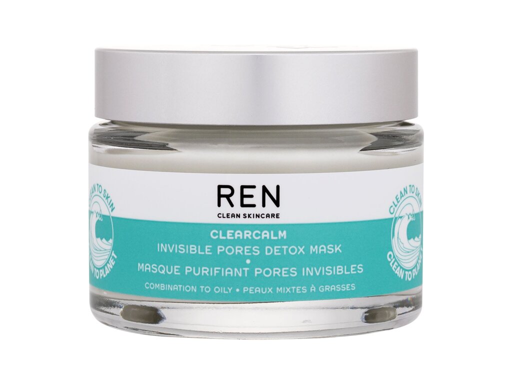 Ren Clean Skincare Clearcalm Invisible Pores Detox Mask Veido kaukė