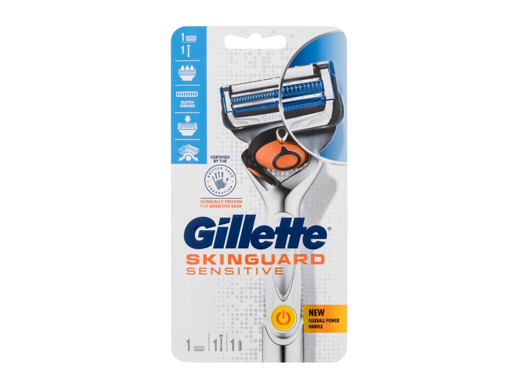 Gillette Skinguard Sensitive Flexball Power 1vnt skustuvas (Pažeista pakuotė)