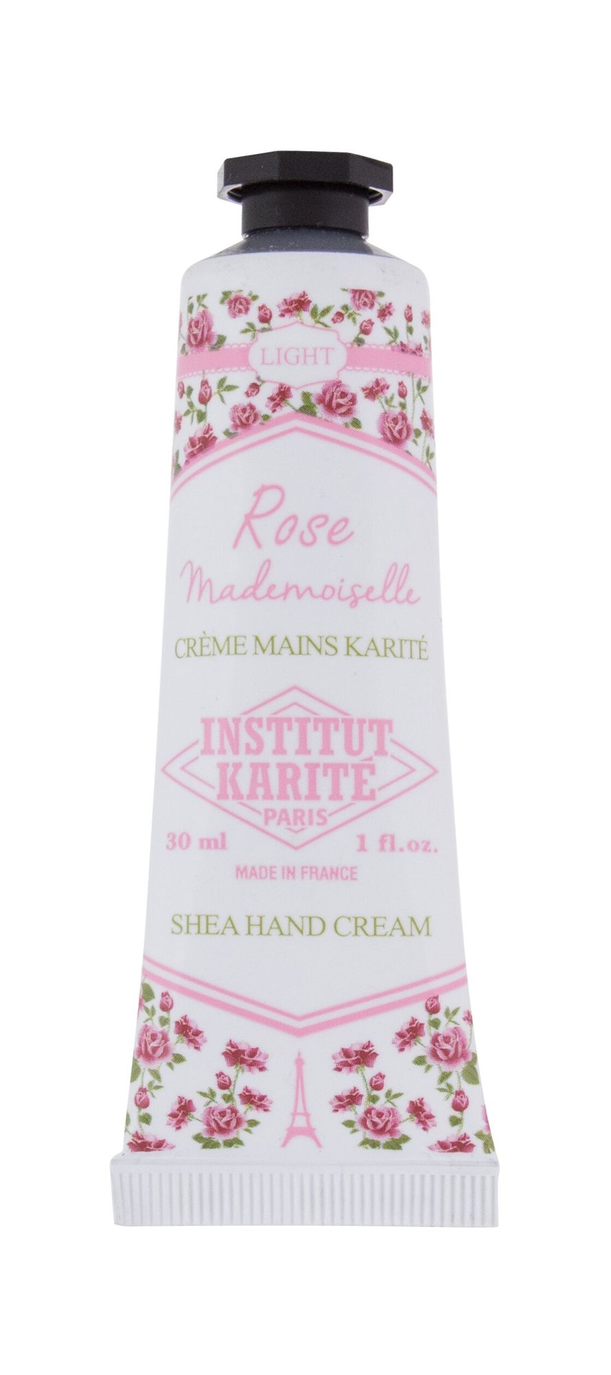 Institut Karite Light Hand Cream Rose Mademoiselle 30ml rankų kremas