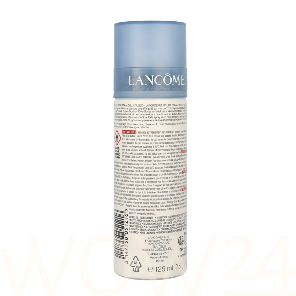 Lancome Lancome Bocage Gentle Dry Deodorant Spray 125 ml dezodorantas