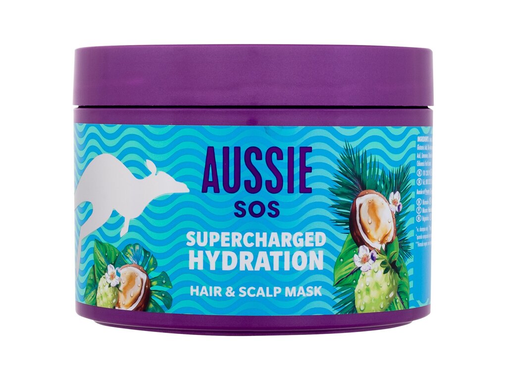 Aussie SOS Supercharged Repair Hair Mask plaukų kaukė