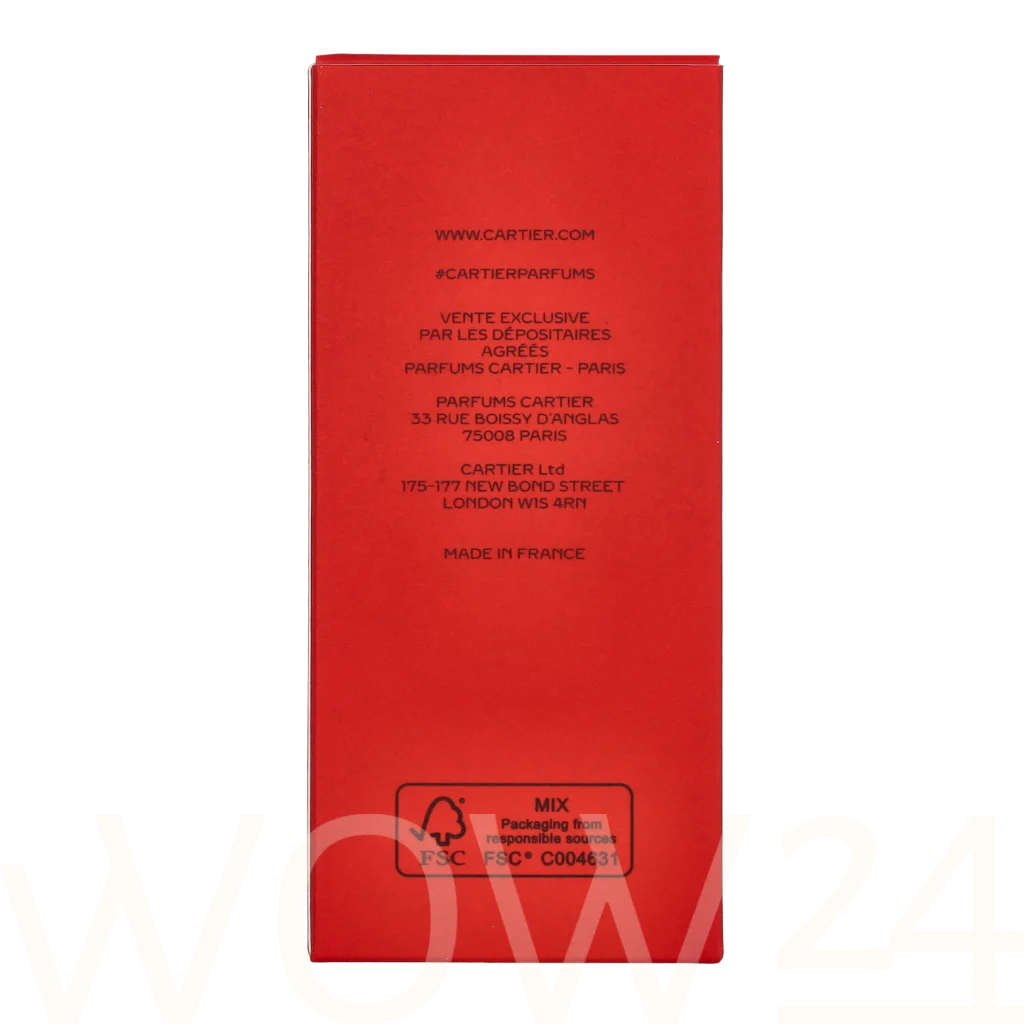 Cartier Cartier Pasha De Cartier Edt Spray 100 ml kvepalai Vyrams EDT