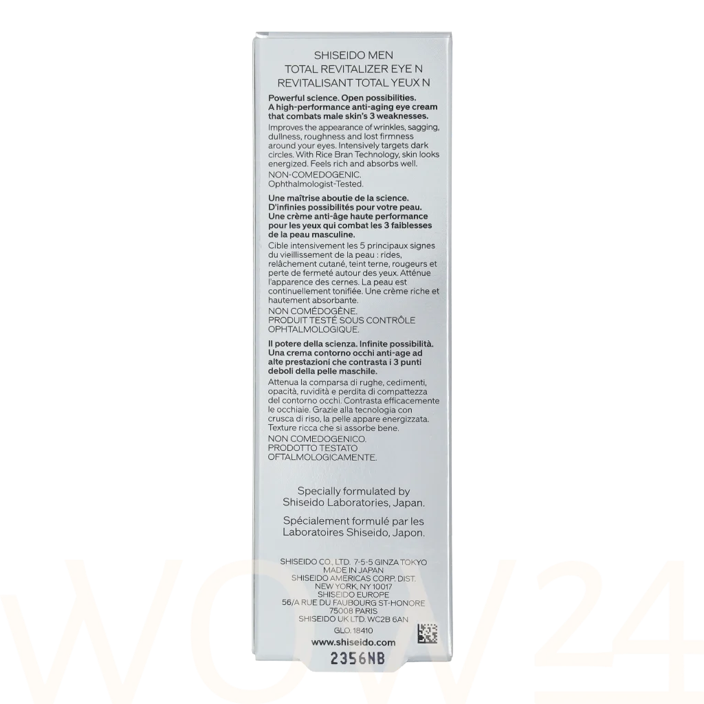 Shiseido Shiseido Men Total Revitalizer Eye Cream 15 ml paakių kremas