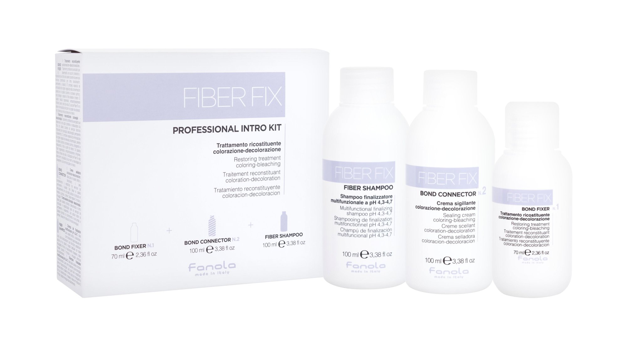 Fanola Fiber Fix Professional Intro Kit &scaron;ampūnas