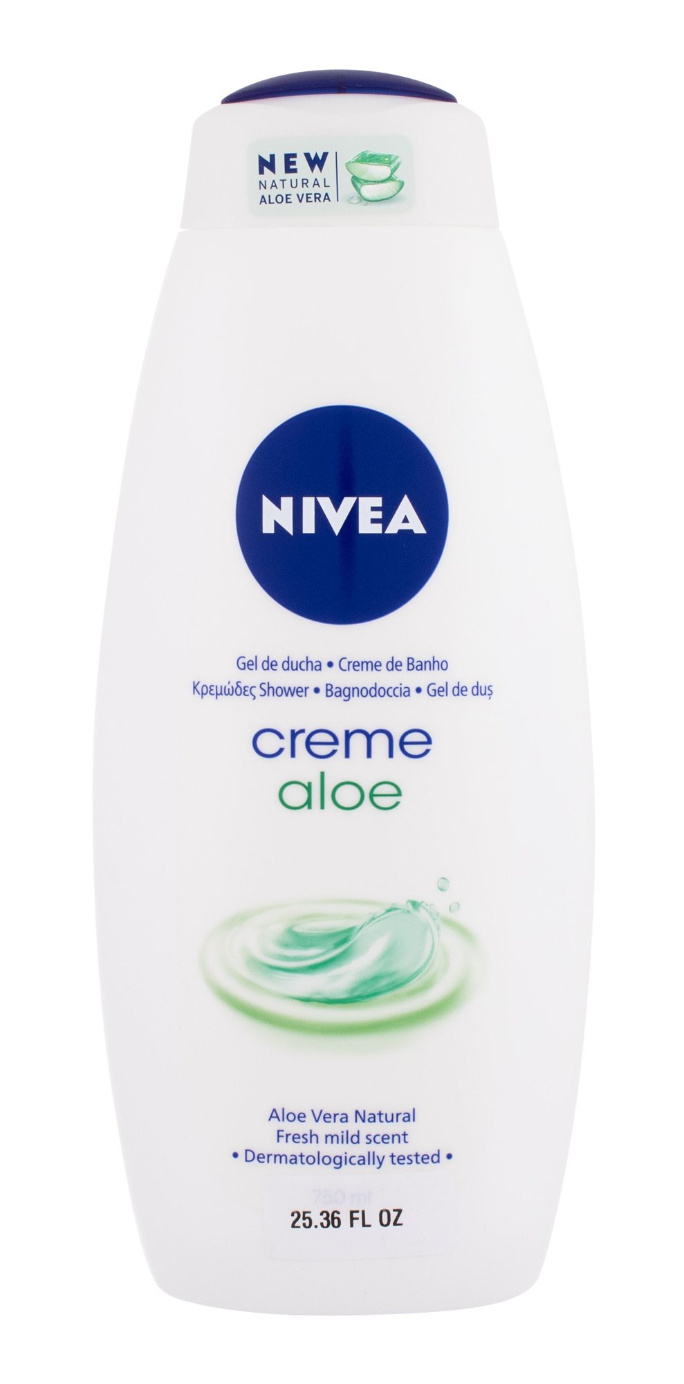 Nivea Creme Aloe 750ml dušo želė (Pažeista pakuotė)
