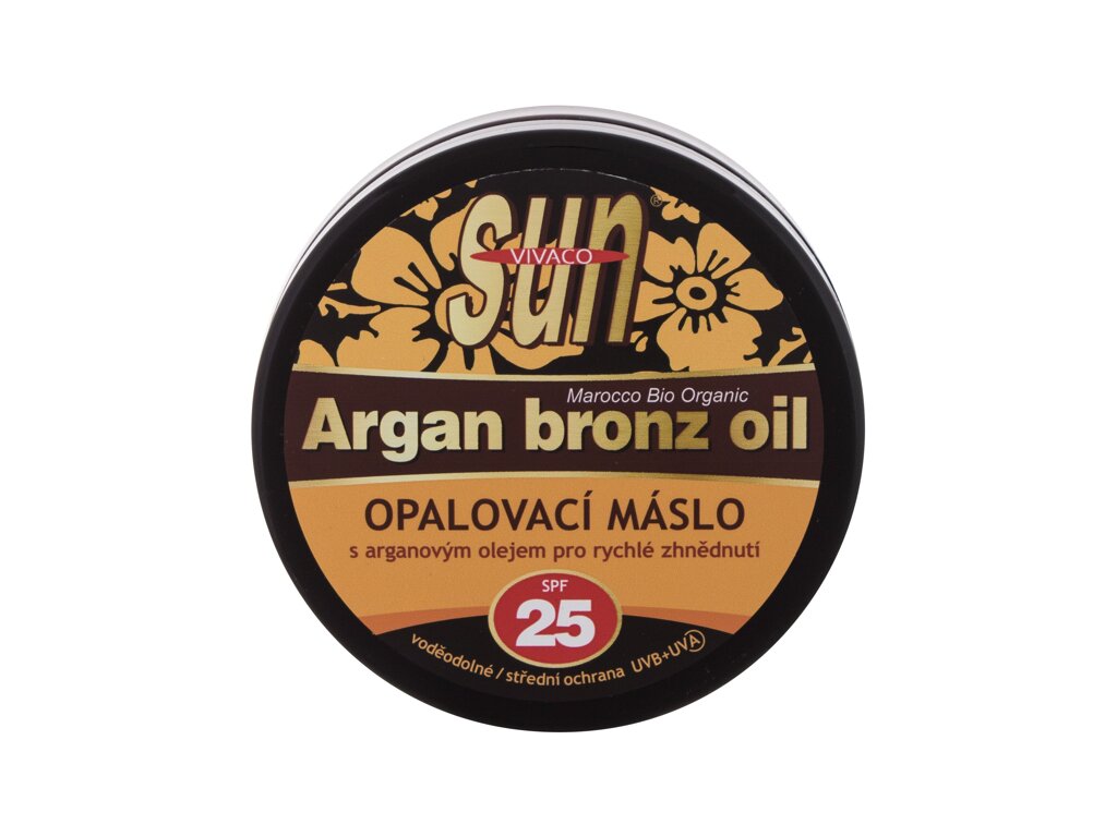 Vivaco Sun Argan Bronz Oil Suntan Butter 200ml įdegio losjonas (Pažeista pakuotė)