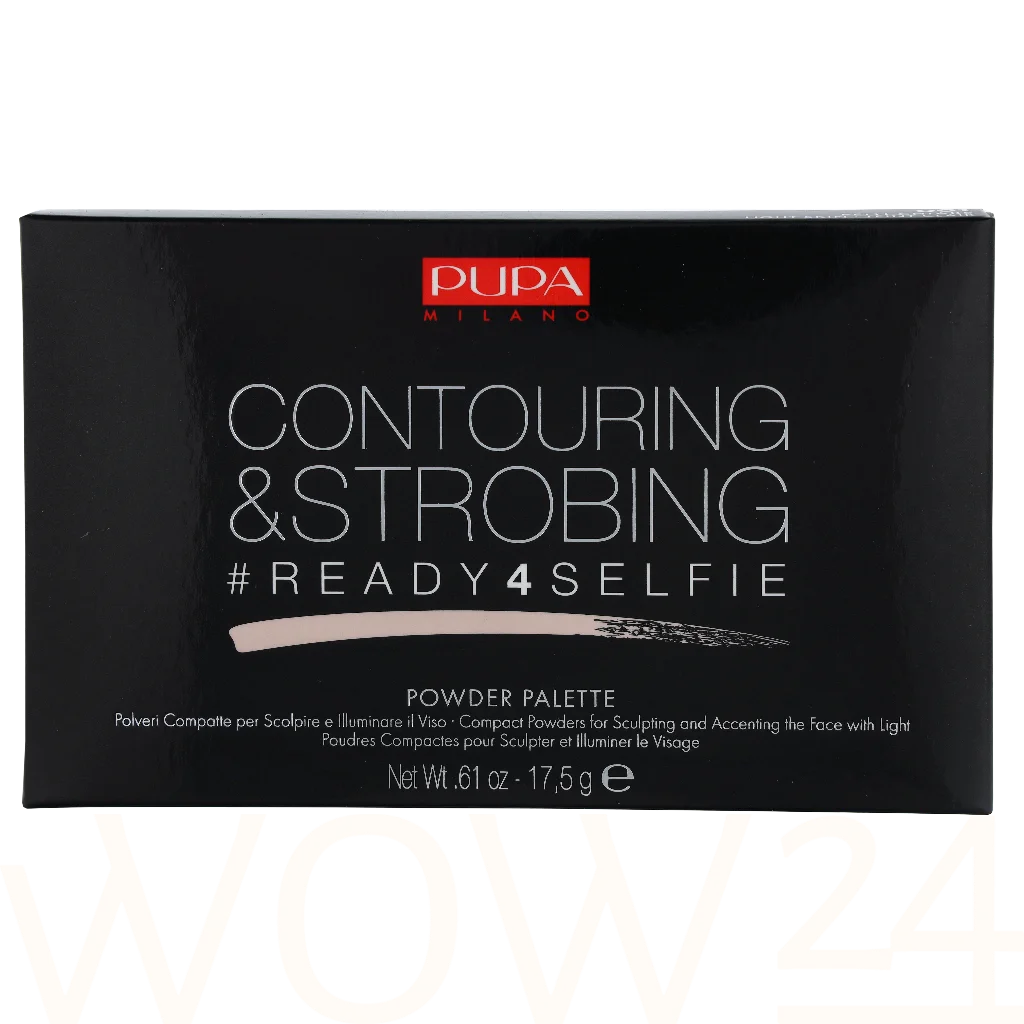 PUPA Milano Pupa Contouring & Strobing Powder Palette makiažo pagrindas
