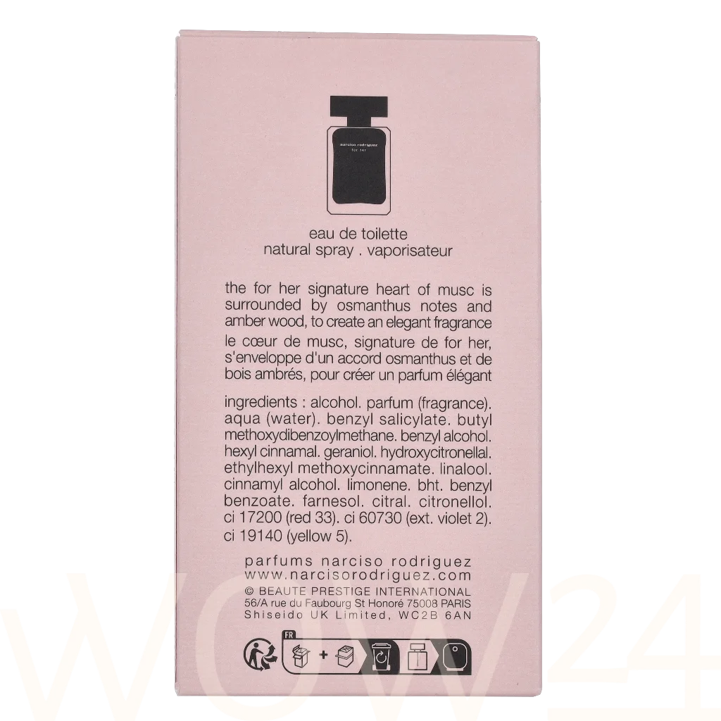 Narciso Rodriguez Narciso Rodriguez For Her Edt Spray 50 ml kvepalai Moterims EDT