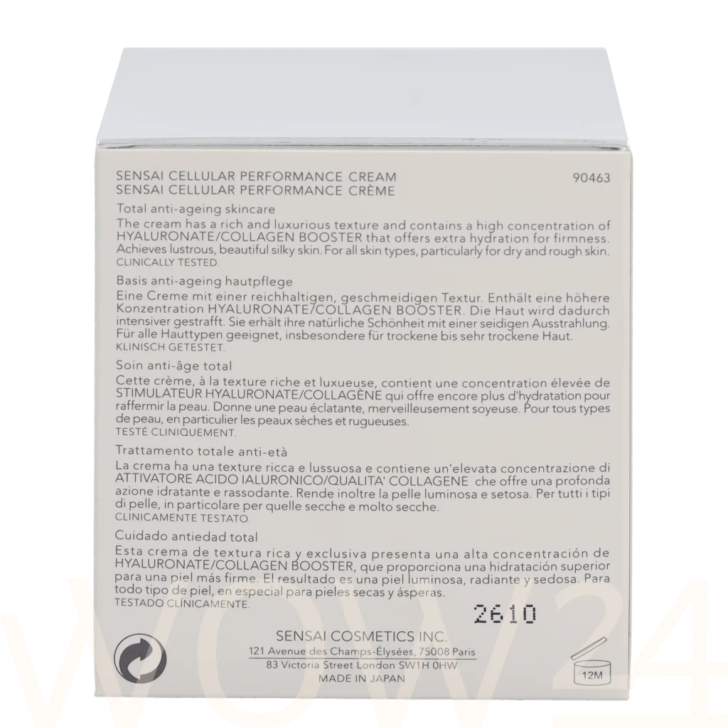 Sensai Sensai Cp Cream 40 ml Moterims Dieninis kremas