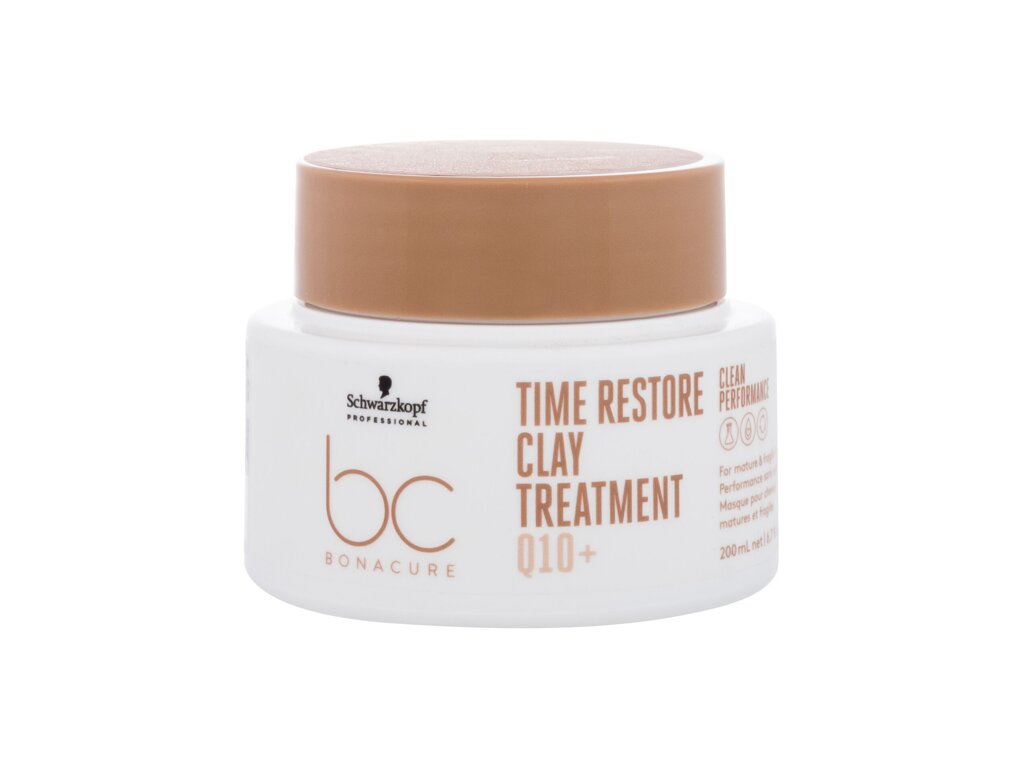 Schwarzkopf Professional BC Bonacure Time Restore Q10 Clay Treatment plaukų kaukė
