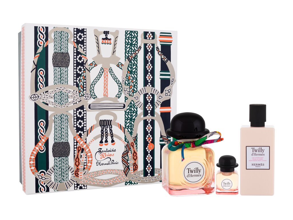 Hermes Twilly d&acute;Hermes Eau De Parfum 85 ml Edp 85 ml + Edp 7,5 ml + Body Lotion 80 ml Damaged box Set