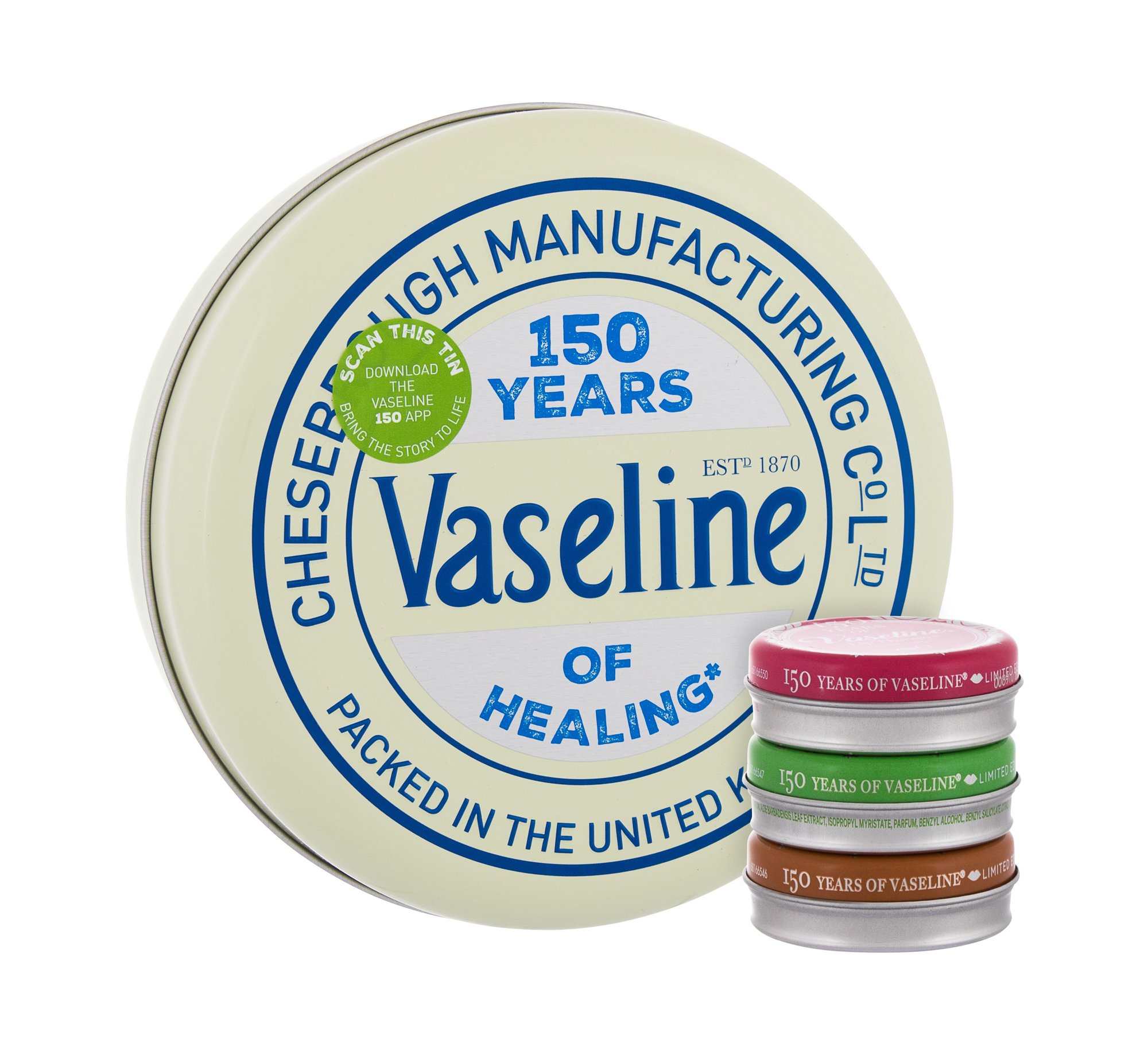 Vaseline Lip Therapy 150 Years lūpų balzamas