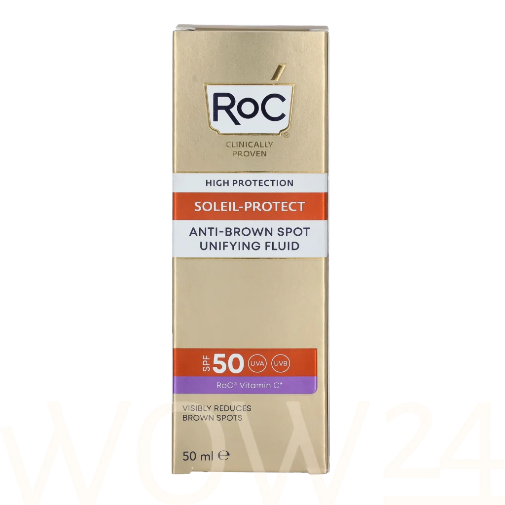 RoC RoC Soleil-Protect Anti-Brown Spot Unifying Fluid SPF50+ 50 ml veido apsauga