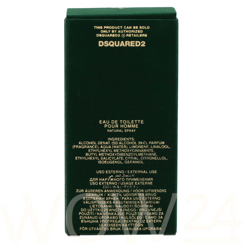 Dsquared&sup2; Dsquared2 Green Wood Edt Spray 50 ml kvepalai Vyrams EDT