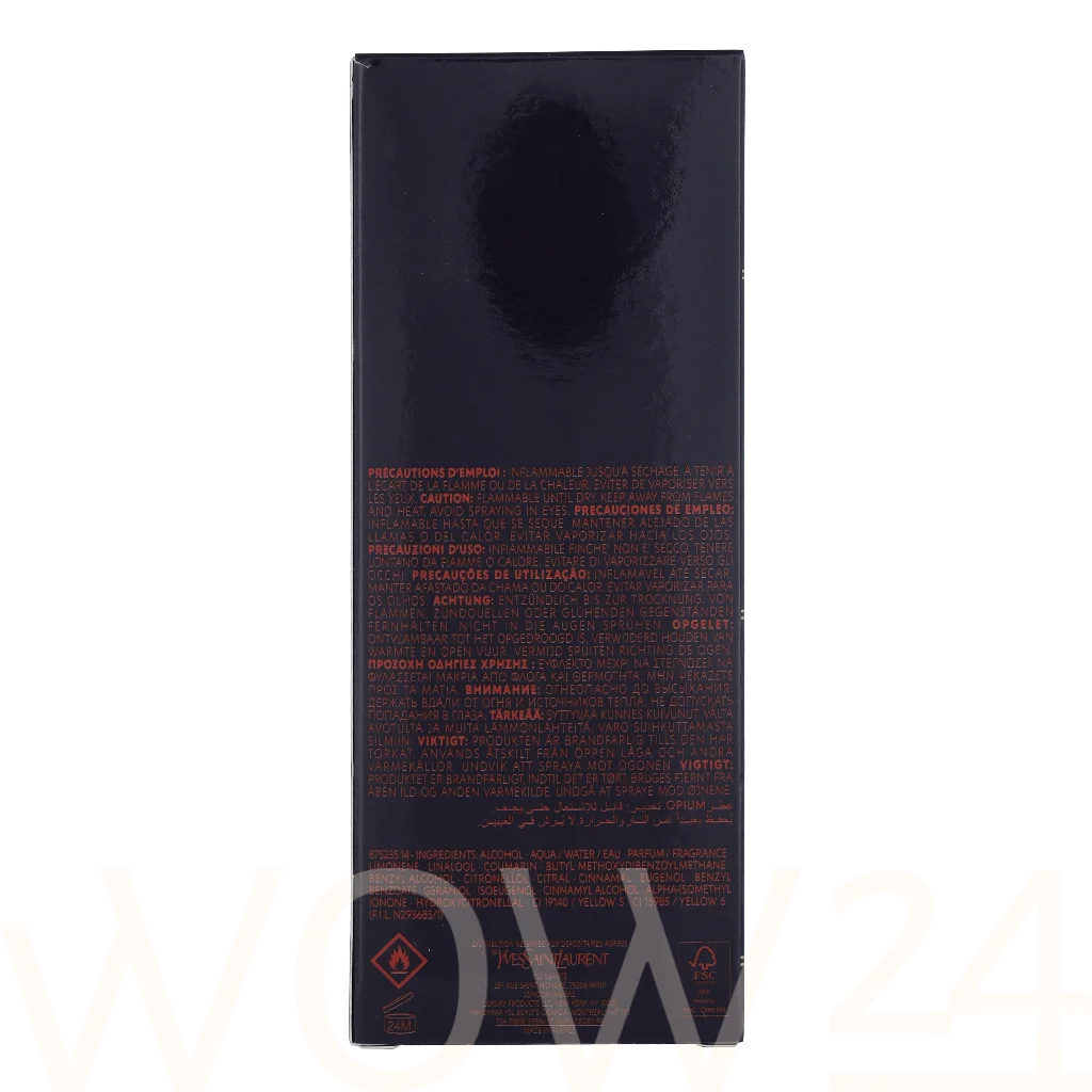 Yves Saint Laurent YSL Opium Pour Homme Edt Spray 100 ml kvepalai Vyrams EDT