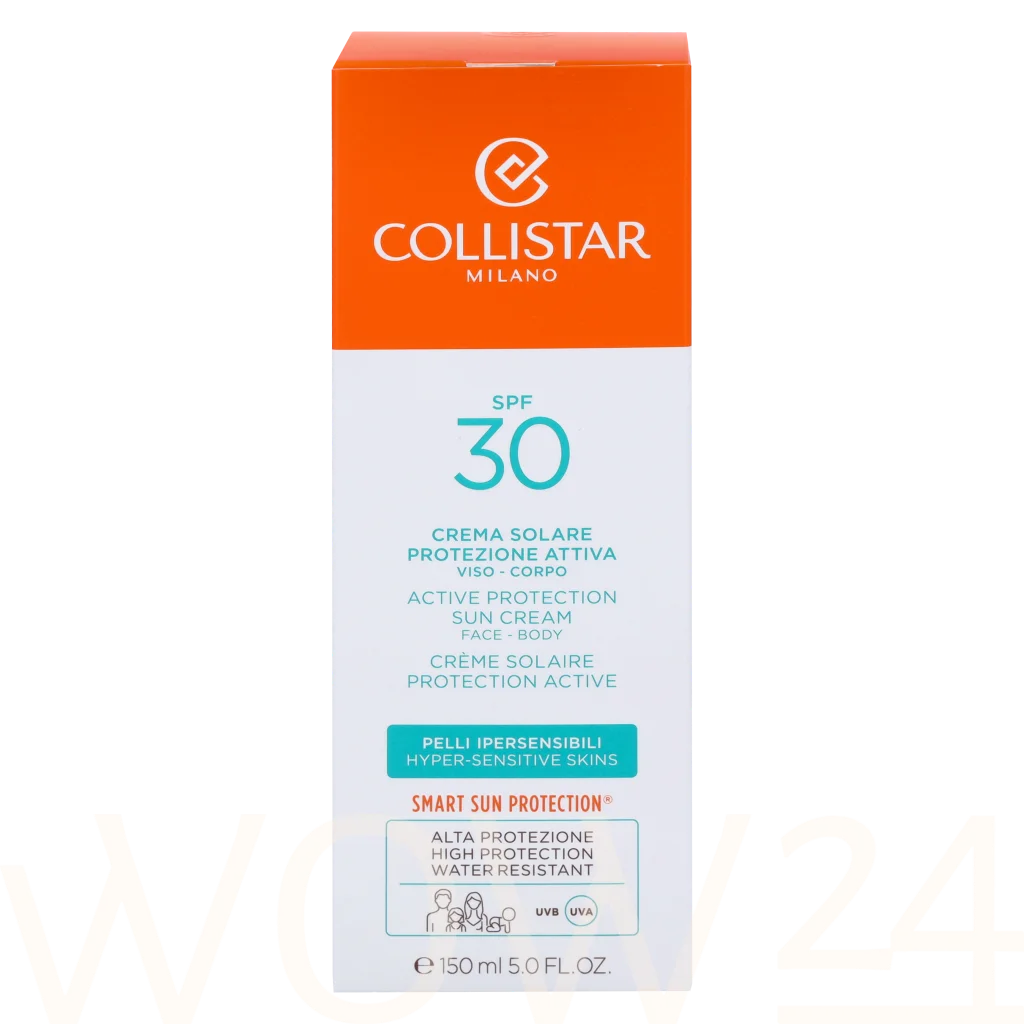 Collistar Active Protection Sun Cream Face-Body Kūno losjonas nuo saulės Apsauginė priemonė nuo saulės Unisex