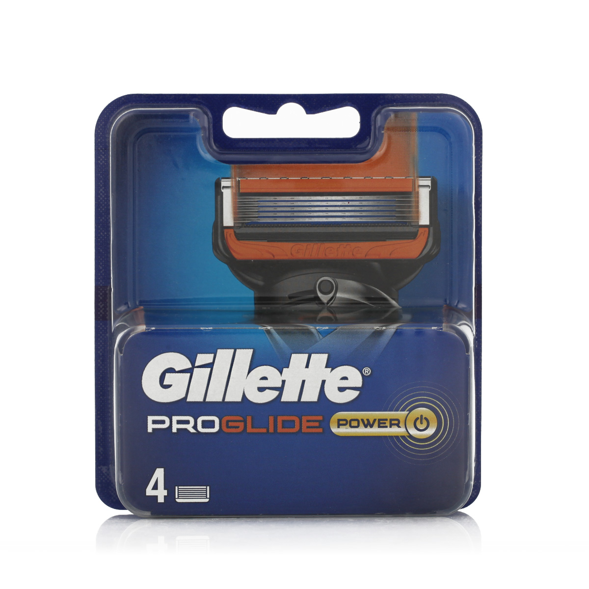 Gillette Fusion Proglide Power 4pcs skustuvo galvutė