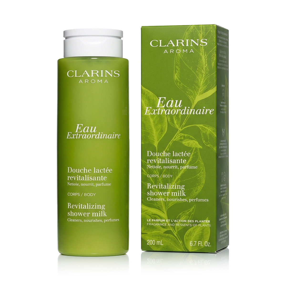 Clarins Aroma Eau Extraordinaire Revitalizing Shower Milk Du&scaron;o kremas Kūno odos drėkinimo priemonė Moterims