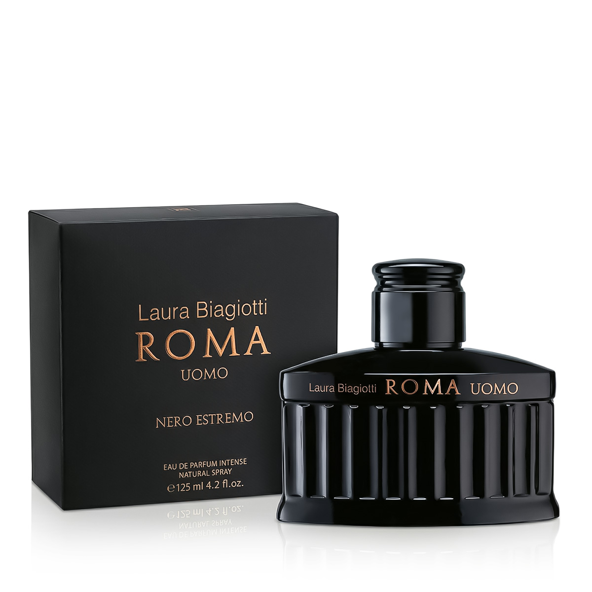 Laura Biagiotti Roma Uomo Nero Estremo 125ml kvepalai Vyrams