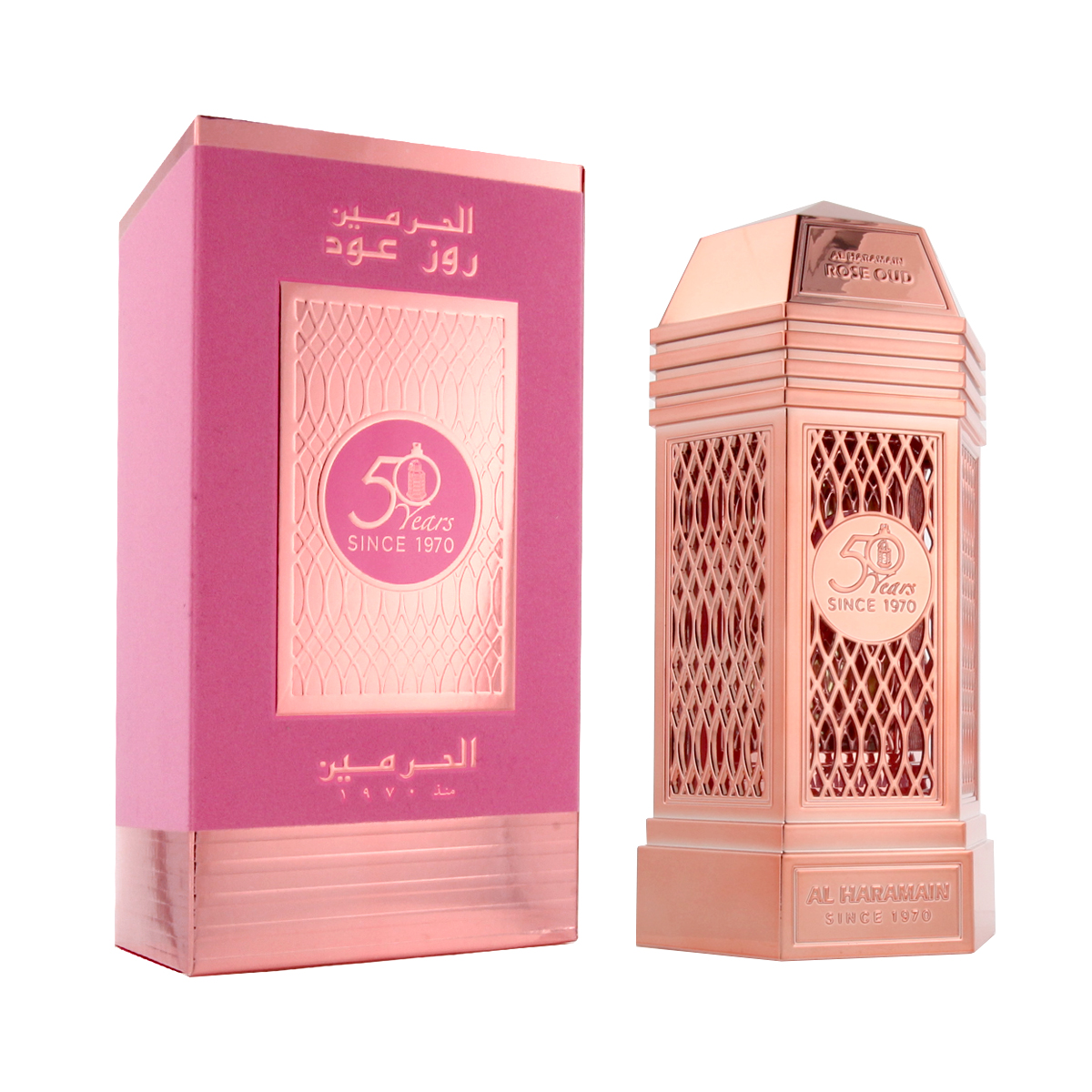 Al Haramain 50 Years Rose Oud 100ml NI&Scaron;INIAI kvepalai Unisex