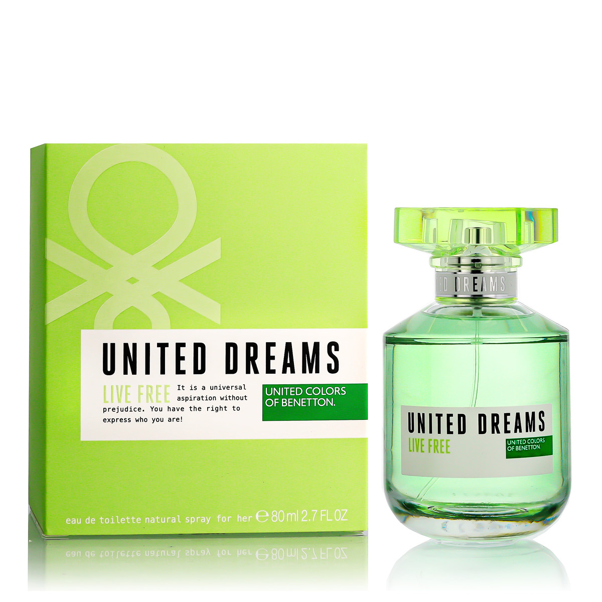 Benetton United Dreams Live Free 80ml Kvepalai Moterims EDT