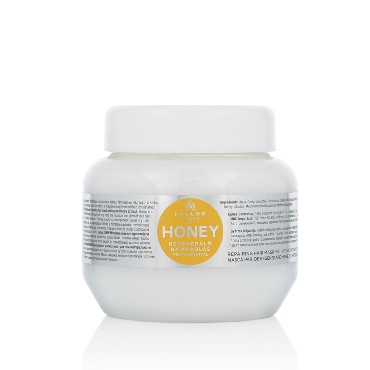 Kallos Cosmetics Honey 275ml plaukų kaukė