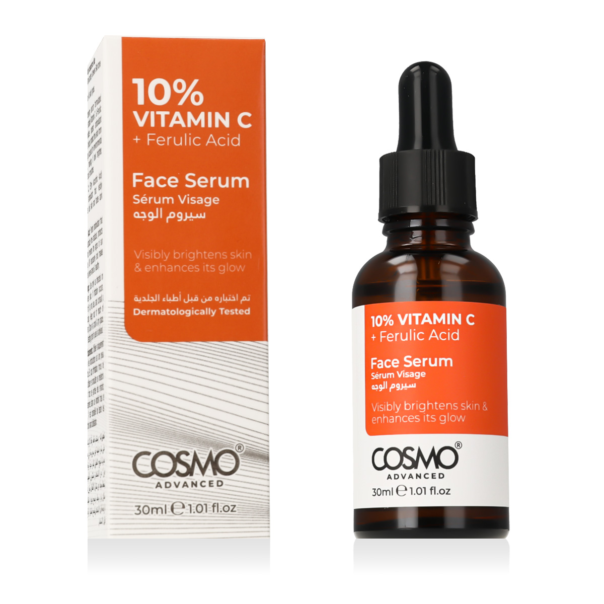COSMO ADVANCED Face Serum 30ml veido losjonas