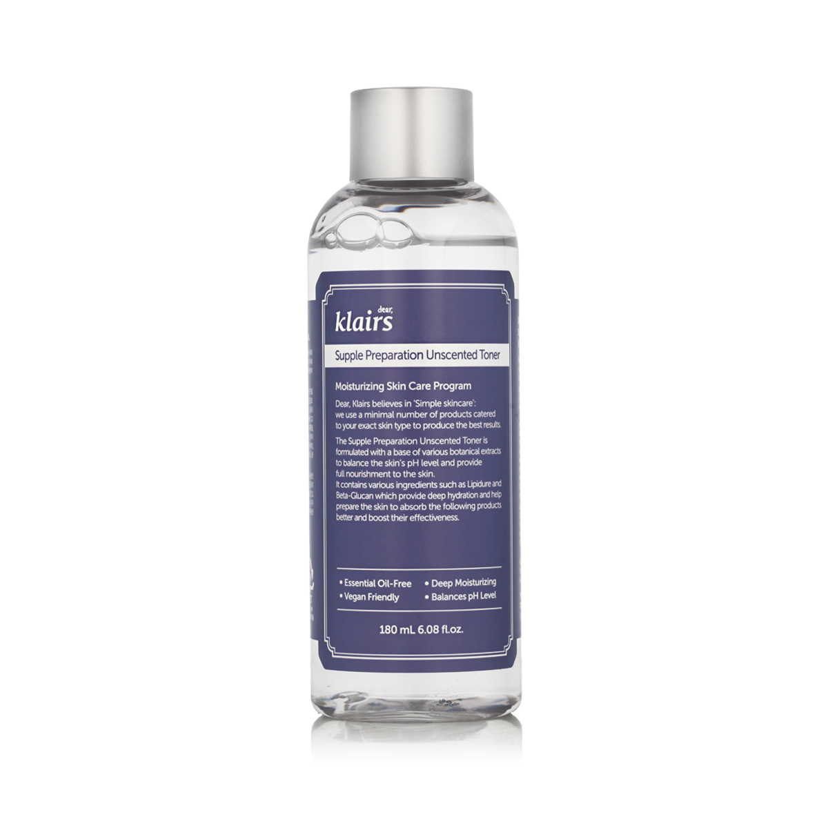 Dear, Klairs Supple Preparation 180ml valomasis vanduo veidui
