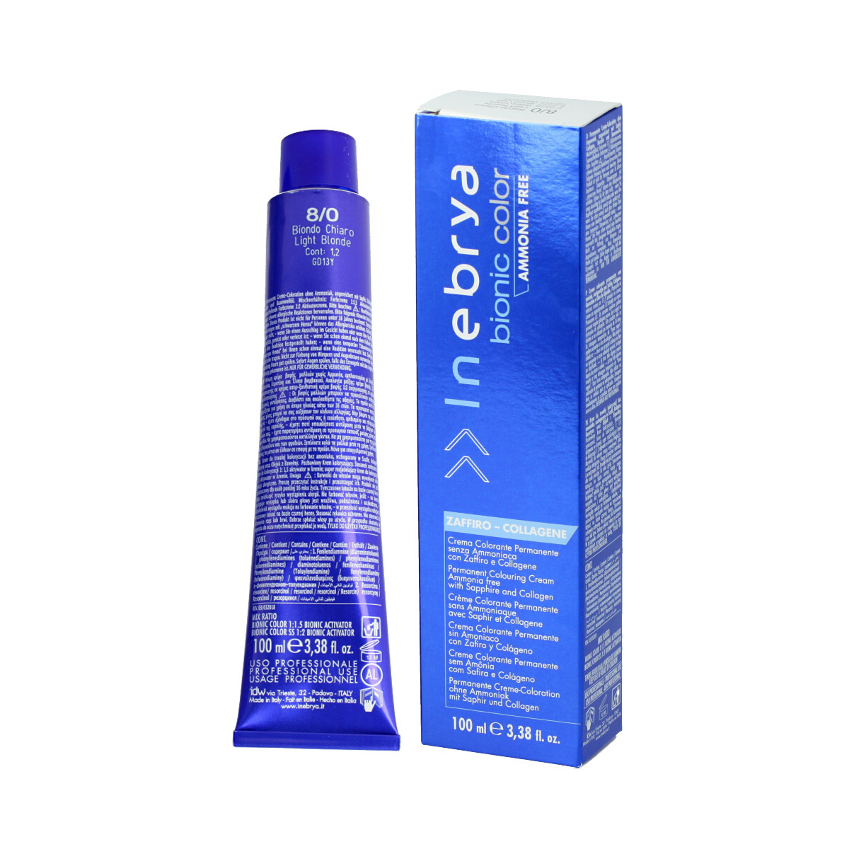 Inebrya Bionic Color 100ml plaukų dažai