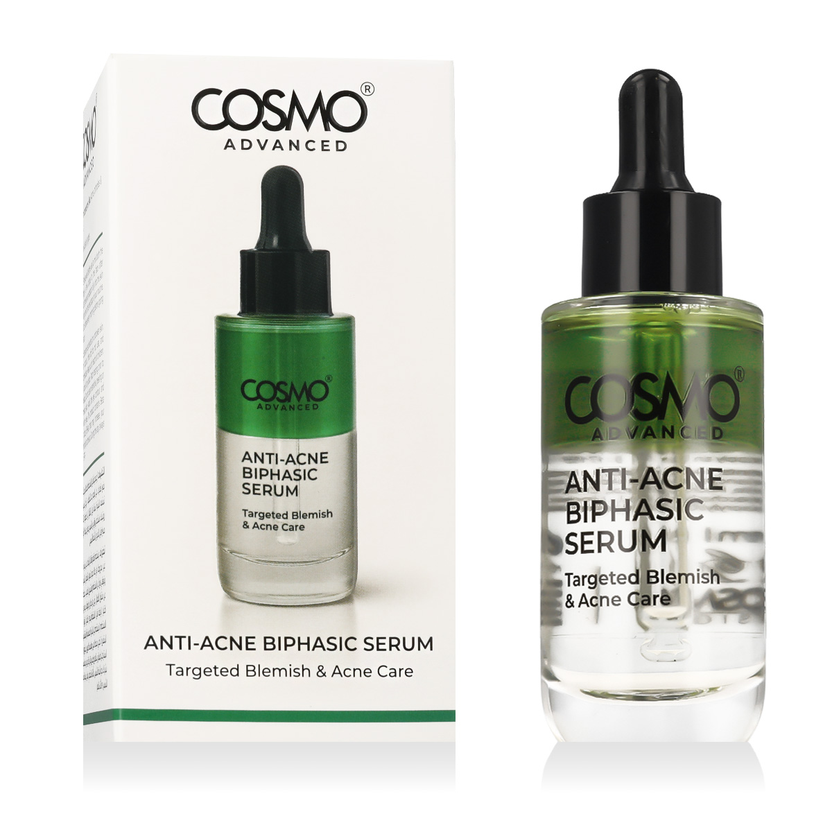 COSMO ADVANCED Biphasic Serum 40ml veido losjonas