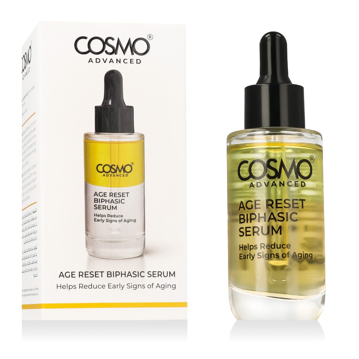 COSMO ADVANCED Biphasic Serum 40ml veido losjonas