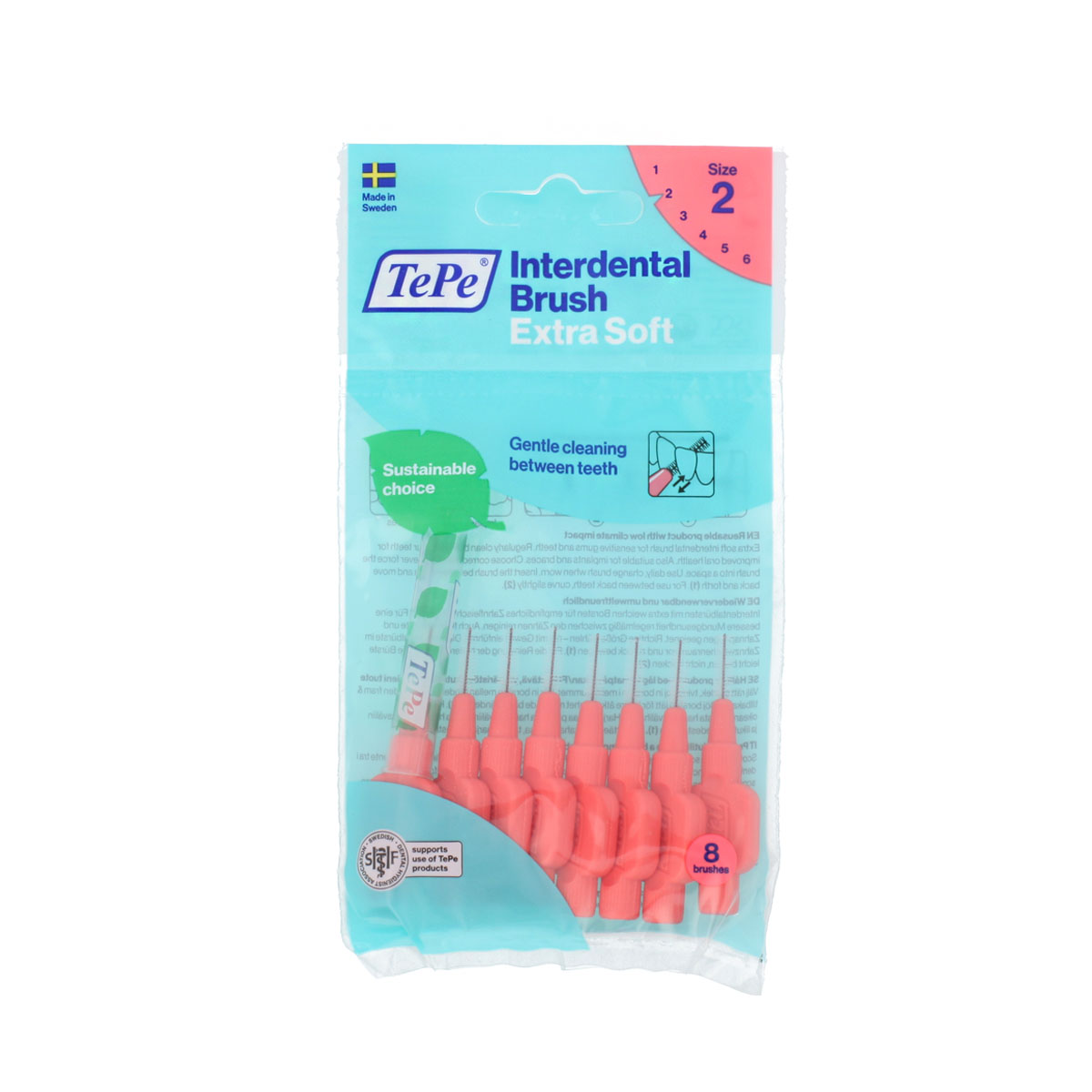 TePe TePe Interdental Brush Extra Soft 8pcs dantų &scaron;epetėlis