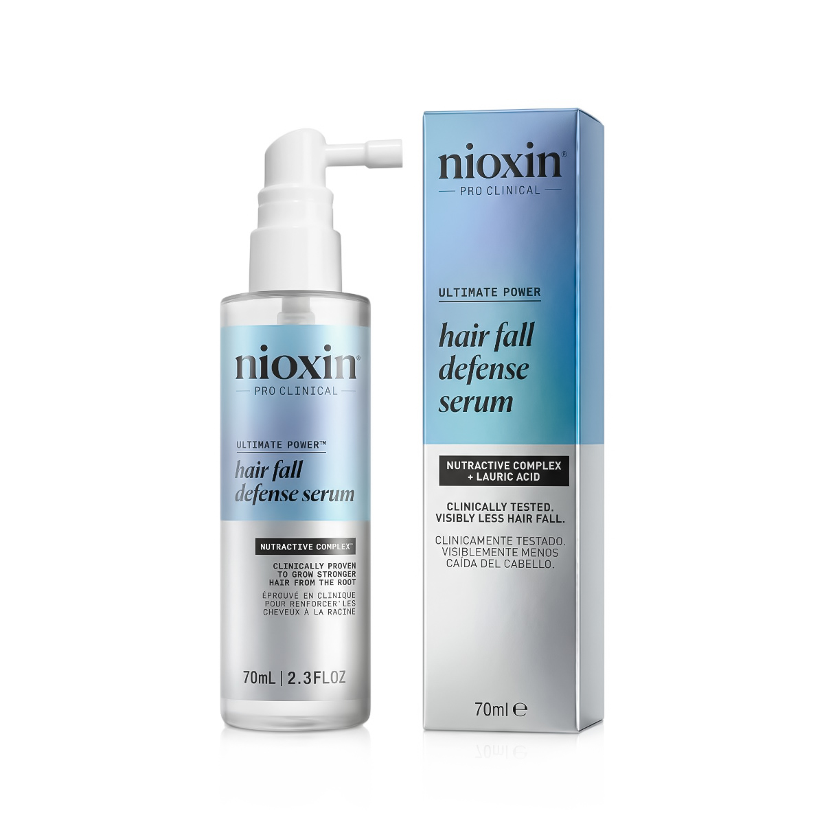 Nioxin Ultimate Power Hair Fall Defense Serum Serumas nuo plaukų slinkimo Unisex