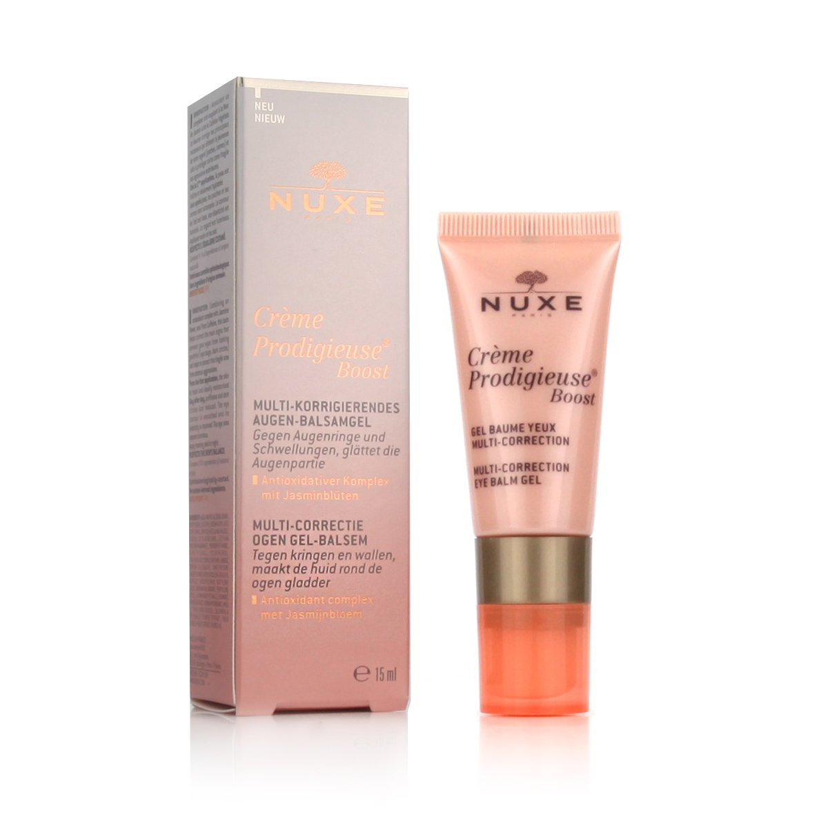 Nuxe Creme Prodigieuse Boost Multi-Correction Eye Balm Gel 15ml paakių gelis