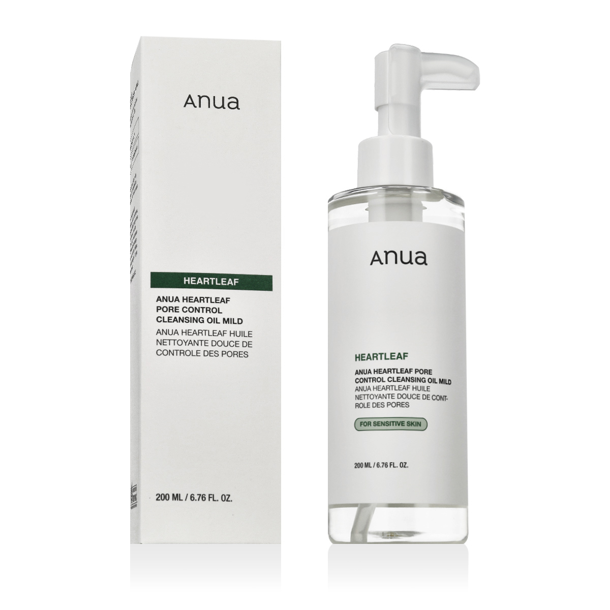 Anua Heartleaf Valomasis aliejus Prausimosi aliejus