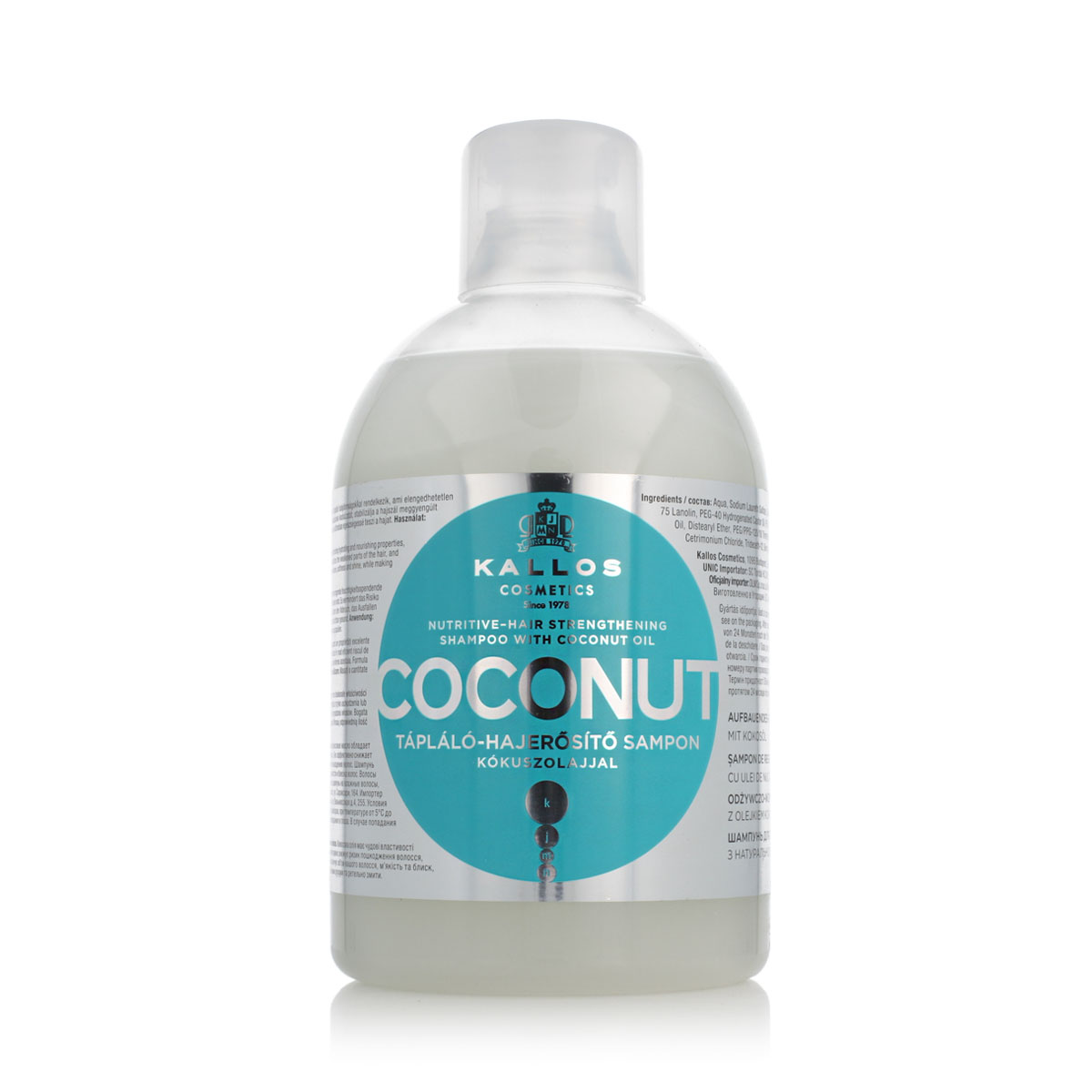 Kallos Cosmetics Coconut 1000ml &scaron;ampūnas