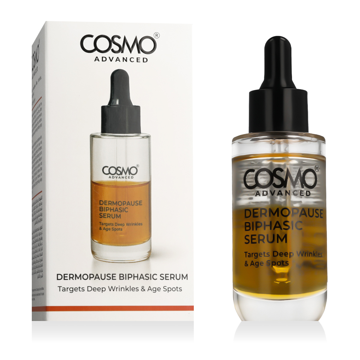 COSMO ADVANCED Biphasic Serum 40ml veido losjonas