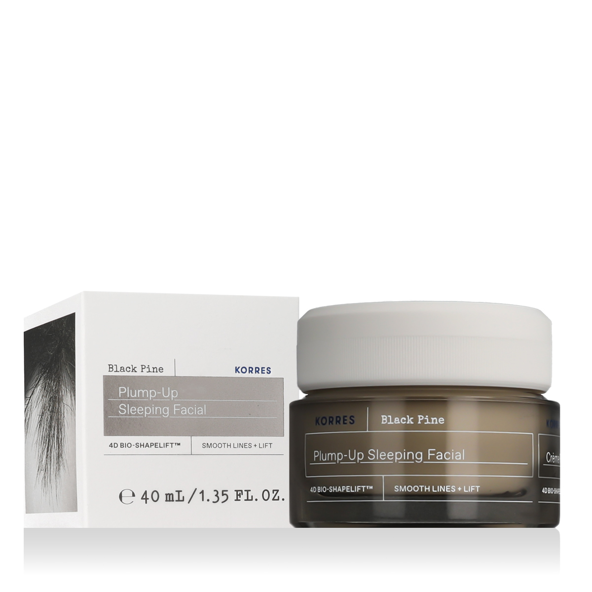 Korres Black Pine 40ml naktinis kremas